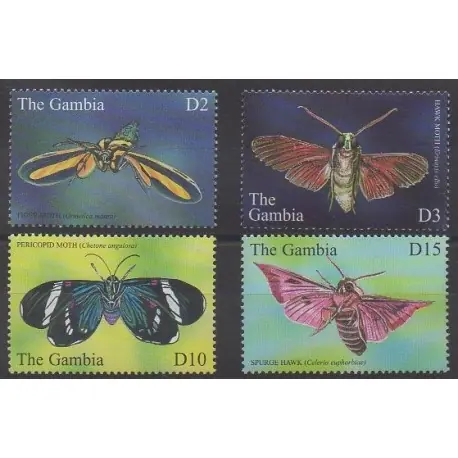 Gambie - 2002 - No 3684/3687 - Insectes Usine Directe