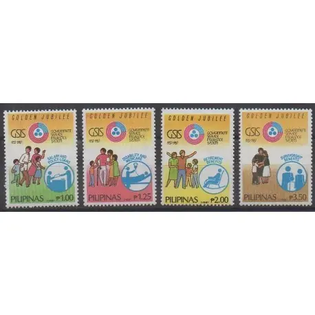 Prix Bas Philippines - 1987 - No 1562/1565