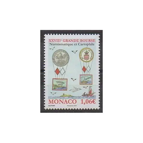 Authentique Monaco - 2021 - No 3298 - Monnaies