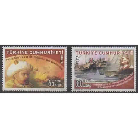 Turquie - 2008 - No 3393/3394 - Histoire militaire Pas Cher