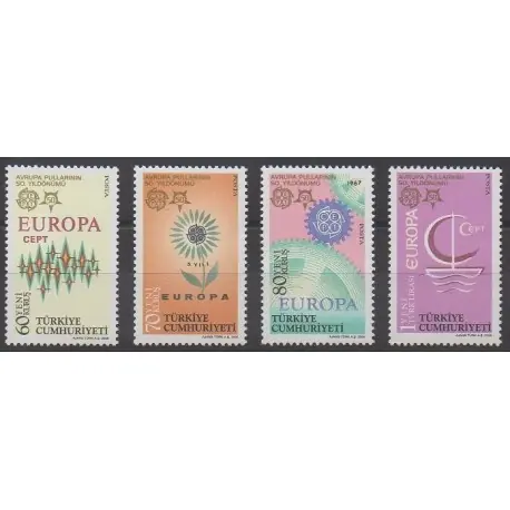 Turquie - 2005 - No 3212/3215 Garantie Incluse