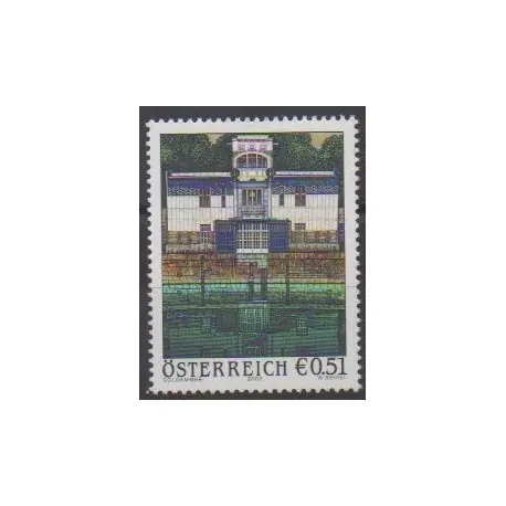Autriche - 2002 - No 2227 - Architecture - Peinture Retour Gratuit