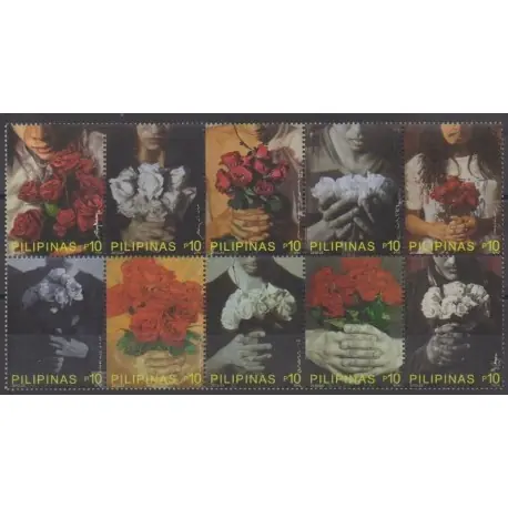 Certifié Philippines - 2012 - No 3740/3749 - Peinture