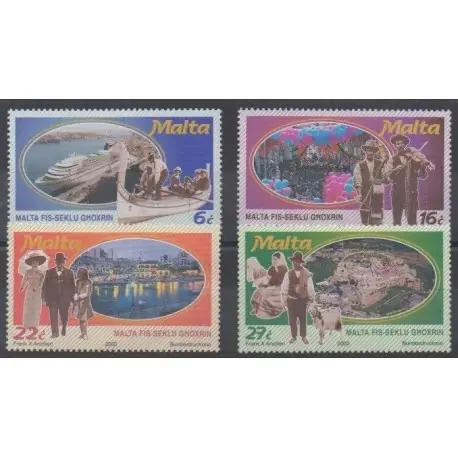 Malte - 2000 - No 1092/1095 - Histoire Bon Plan