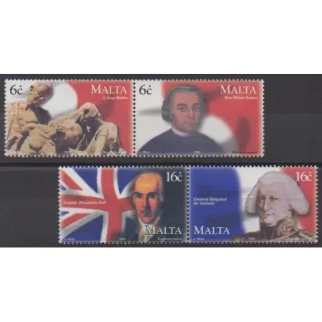Malte - 1999 - No 1067/1070 - Histoire Expédition Rapide