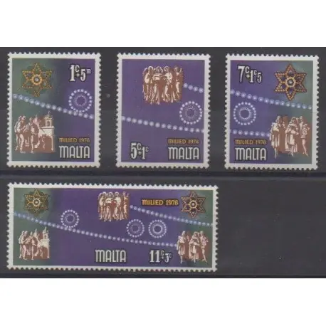 Malte - 1978 - No 569/572 - Noël Acheter Direct