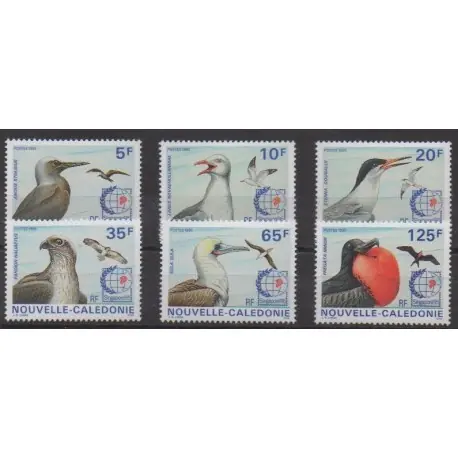 Nouvelle-Calédonie - 1995 - No 693/698 - Oiseaux Prix Réduit