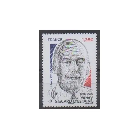 Garantie Incluse France - Poste - 2021 - No 5543 - Célébrités - Valéry Giscard d'Estaing