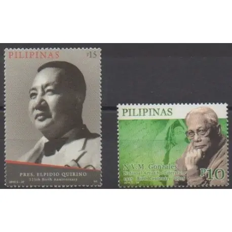 Philippines - 2015 - No 3983/3984 - Célébrités Marque