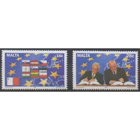 Bon Marché Malte - 2004 - No 1309/1310 - Europe