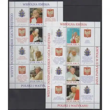 Pologne - 2004 - No 3860/3867 - Papauté Top Vente