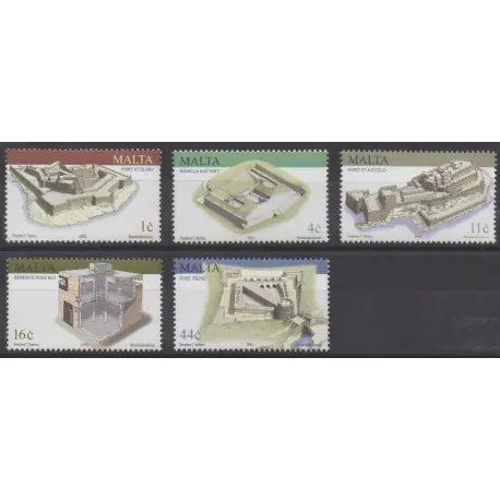 Affaire À Saisir Malte - 2003 - No 1233/1237 - Histoire militaire