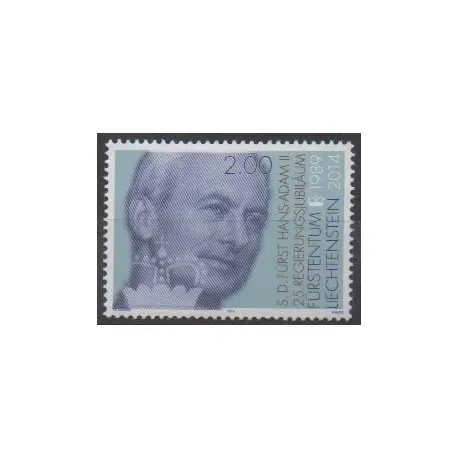 Liechtenstein - 2014 - No 1672 - Royauté - Principauté Gros Lot