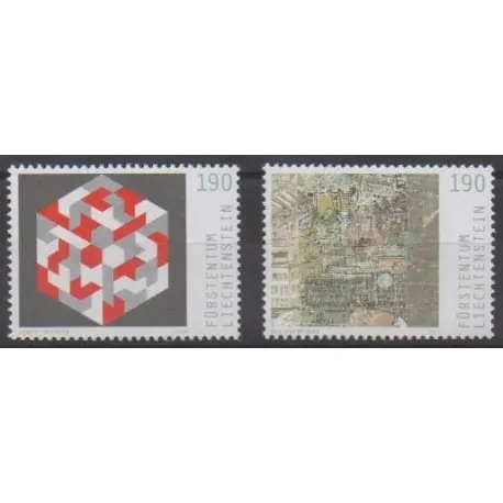Liechtenstein - 2014 - No 1670/1671 - Peinture Gros Lot