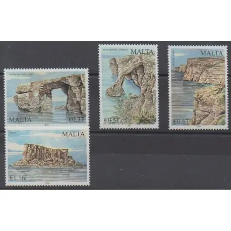 Malte - 2010 - No 1596/1599 - Sites Commander Vite