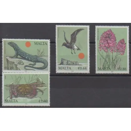 Meilleur Prix Malte - 2010 - No 1592/1595 - Animaux