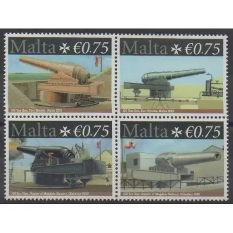 Prix Choc Malte - 2010 - No 1576/1579 - Histoire militaire