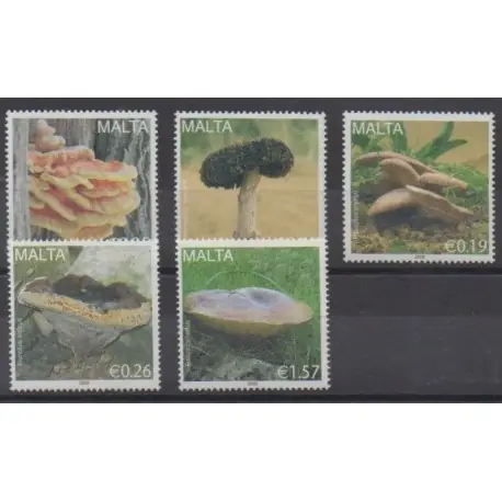 Malte - 2009 - No 1531/1535 - Champignons Meilleur Prix
