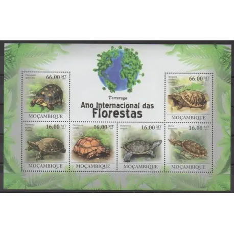 Original Mozambique - 2011 - No 3652/3657 - Tortues