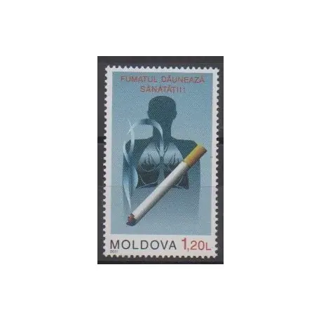 Moldavie - 2011 - No 663 - Santé ou Croix-Rouge Satisfait Ou Remboursé
