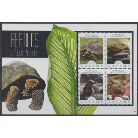 Promotion Guyana - 2012 - No 6206/6209 - Tortues