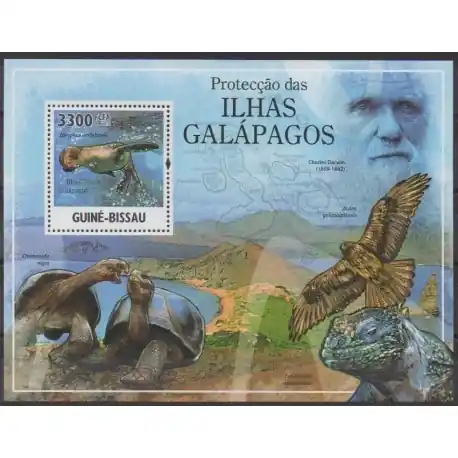 Guinée-Bissau - 2011 - No BF626 - Espèces menacées - WWF - Sciences et Techniques Gros Lot