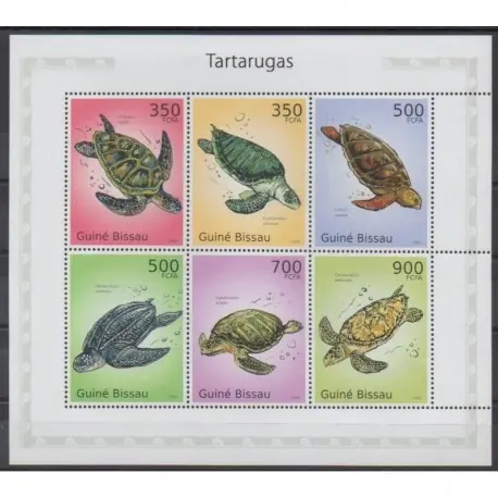 Guinée-Bissau - 2010 - No 3559/3564 - Tortues Vente Directe