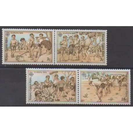 Paiement Sécurisé Chypre - 1989 - No 712/715 - Europa - Enfance