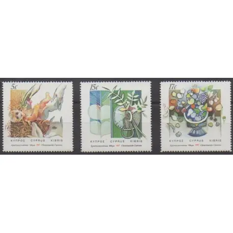 Prix Réduit Chypre - 1987 - No 686/688 - Noël