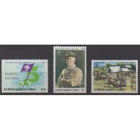 Vente Flash Chypre - 1982 - No 567/569 - Scoutisme