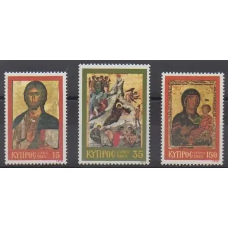 Chypre - 1979 - No 509/511 - Peinture - Religion Acheter En Ligne