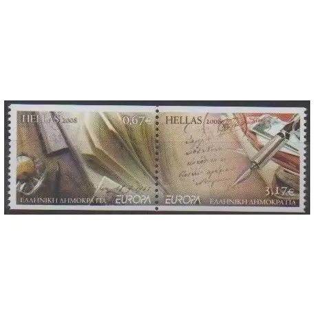 Nouvelle Collection Grèce - 2008 - No 2436/2437 - Service postal - Europa