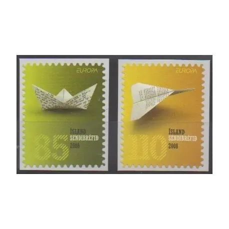 Prix Réduit Islande - 2008 - No 1135/1136 - Service postal - Europa