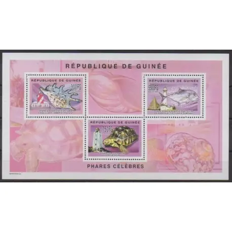 Guinée - 2004 - No 2626/2628 - Phares Retour Gratuit