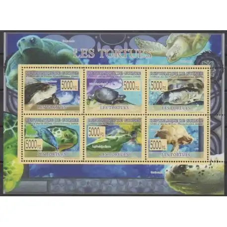 Guinée - 2009 - No 4086/4091 - Tortues Bon Marché