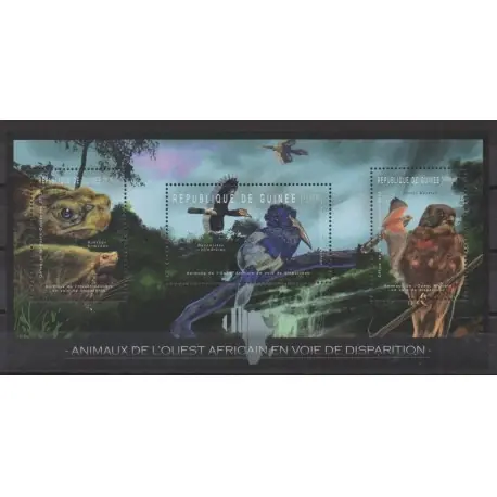Offre Du Jour Guinée - 2012 - No 6235/6237 - Animaux - Espèces menacées - WWF