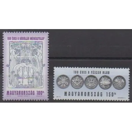 Hongrie - 2001 - No 3802/3803 - Art Retour Gratuit