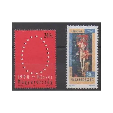 Meilleure Vente Hongrie - 1998 - No 3622/3623 - Pâques