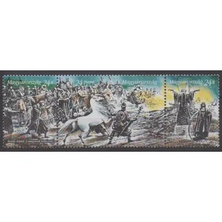 Haute Qualité Hongrie - 1996 - No 3530/3532 - Histoire