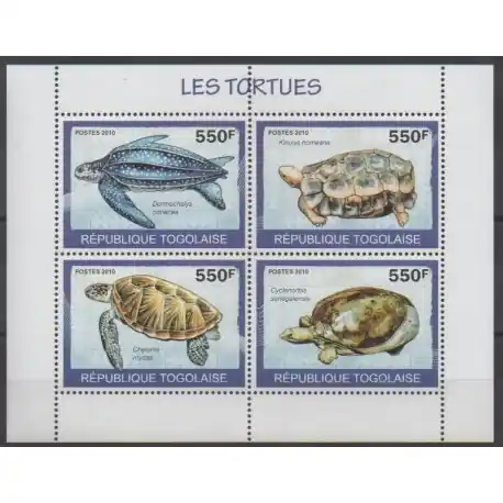 Togo - 2010 - No 2080/2083 - Tortues Original