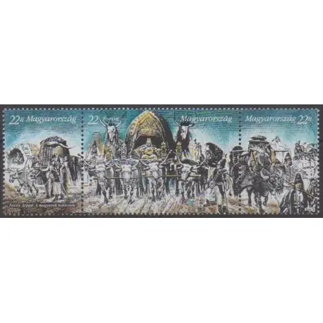 Hongrie - 1995 - No 3490/3492 - Histoire Remise