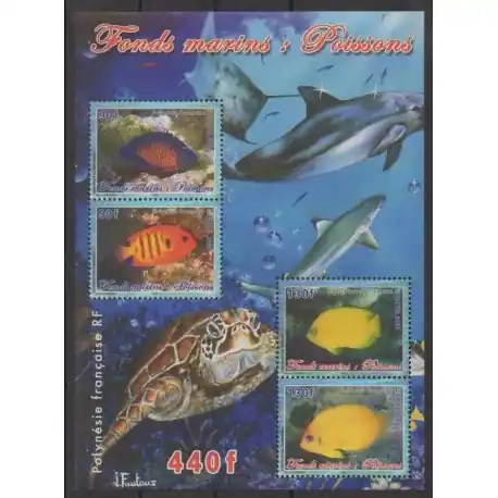 Polynésie - Blocs et feuillets - 2005 - No BF31 - Vie marine Offre Exclusive