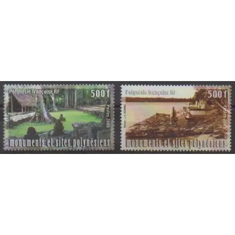 Polynésie - 2005 - No 757/758 - Sites Affaire À Saisir