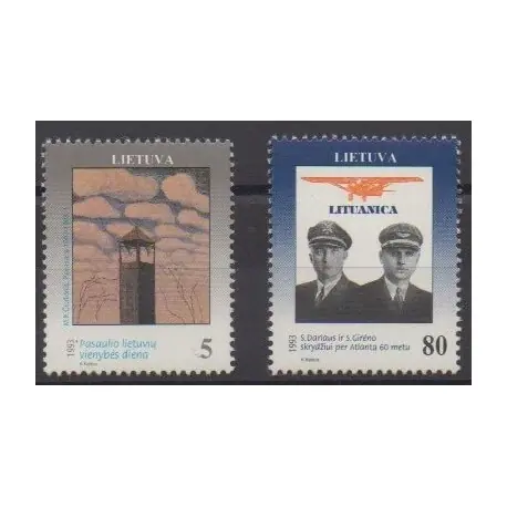 Lituanie - 1993 - No 461/462 Nouvel Arrivage