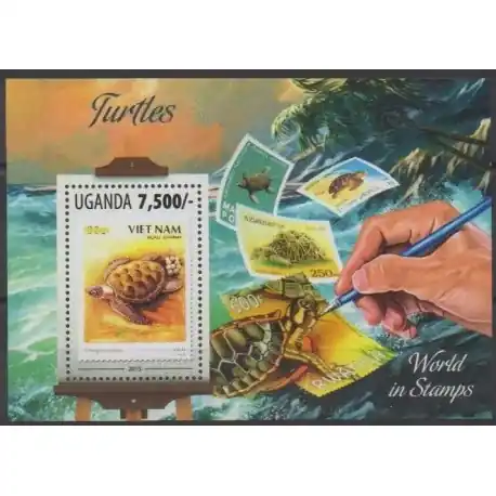 Top Vente Ouganda - 2013 - No BF421 - Tortues - Timbres sur timbres