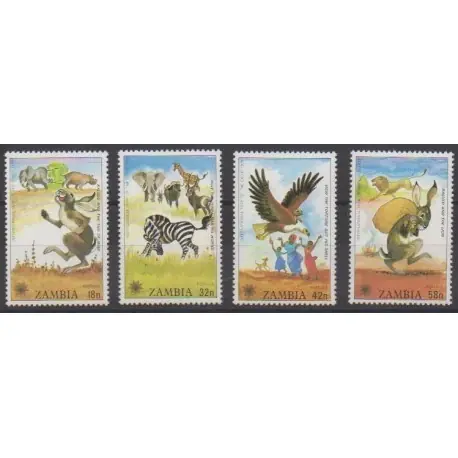 Affaire À Saisir Zambie - 1979 - No 193/196 - Enfance