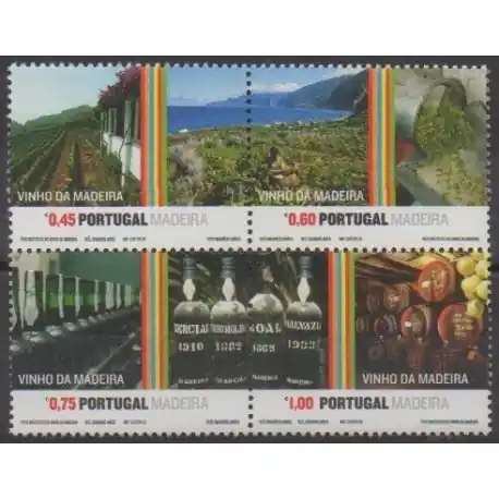 Prix Bas Portugal (Madère) - 2006 - No 271/274 - Gastronomie