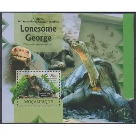 Mozambique - 2012 - No BF606 - Tortues Authentique