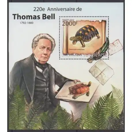 Togo - 2012 - No BF608 - Tortues Remise