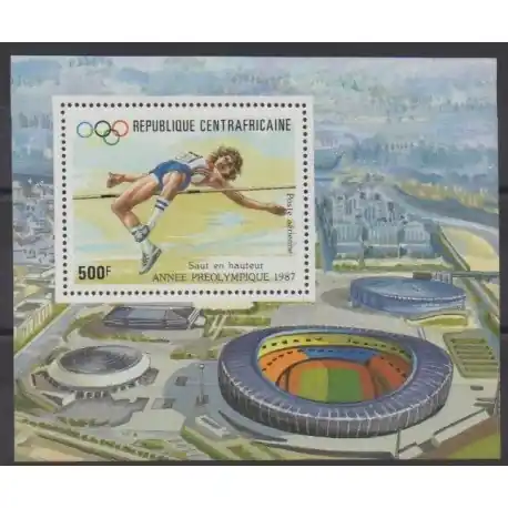 Artisanat Centrafricaine (République) - 1987 - No BF89 - Sports divers